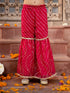 Pspeaches 3-Piece Magenta Color Georgette Kurta & Sharara With Dupatta (SHA25015010)