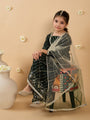 Bottle Green Georgette Sharara Set With Dupatta (Sha25015111)