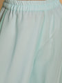 Blue & Pink Georgette Sharara Set With Dupatta (Sha25015212)