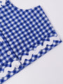 2-Piece Blue Cotton Top & Skirt Set (SK25008807)