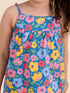 Girls Blue & Pink Printed Cotton Night suit (Nw-MultiBlue)
