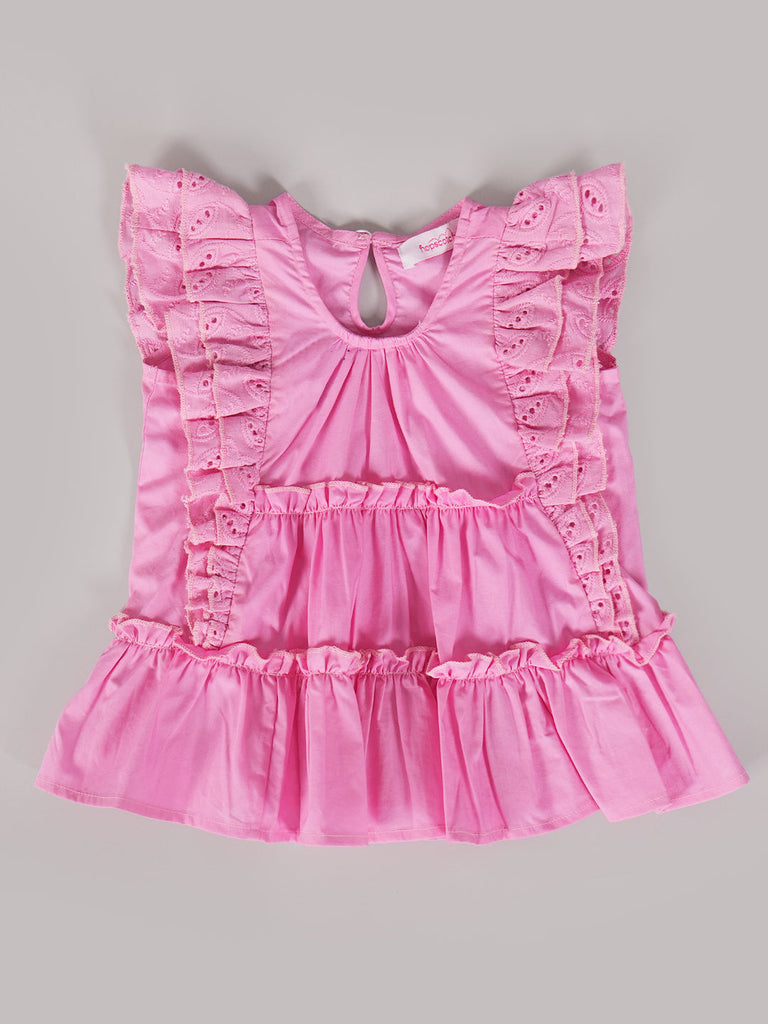 Pspeaches 2-Piece Purple Cotton Top & Short Set (T25005102)