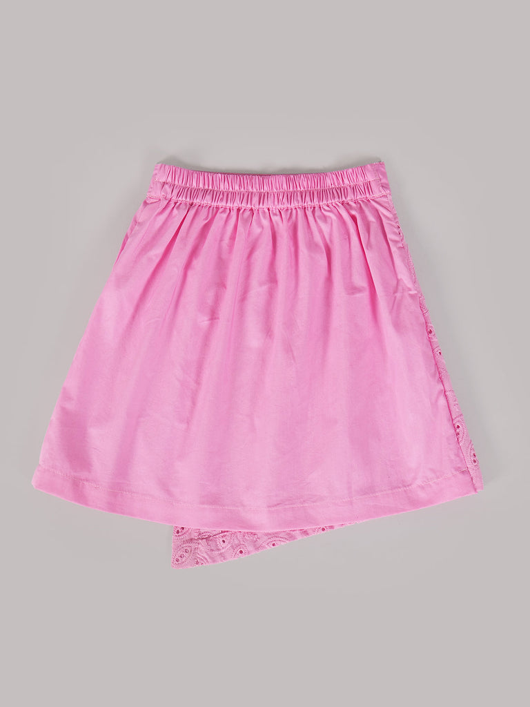 Pspeaches 2-Piece Purple Cotton Top & Short Set (T25005102)