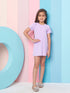Girl's Woollen A-Line Dress Purple Color Trendy Outfit For Casual Wear (d-lilacsparkle)