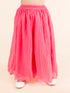Girls Coral Panelled Kurti With Palazzos (iw-gajricrinckle)
