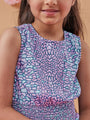 Girls Abstract Printed Basic Jumpsuit (j-abdhoti)
