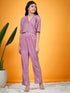 Girls V-Neck Basic Jumpsuit (j-purshimmer)