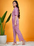 Girls V-Neck Basic Jumpsuit (j-purshimmer)