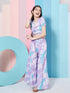 Girls Tie Dye Top With Trousers (s-shadelilac)