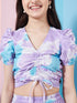 Girls Tie Dye Top With Trousers (s-shadelilac)