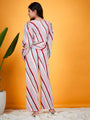 Printed Top Trouser Co-Ords Set (s-stripesatin)