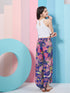 Girls Sleeveless Ruffled Top With Trouser (s-wrappants)
