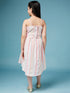 Girls Sleeveless Shoulder Straps Striped Pure Cotton Clothing Top & Skirt Set (sk-multistripes)