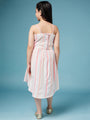 Girls Sleeveless Shoulder Straps Striped Pure Cotton Clothing Top & Skirt Set (sk-multistripes)