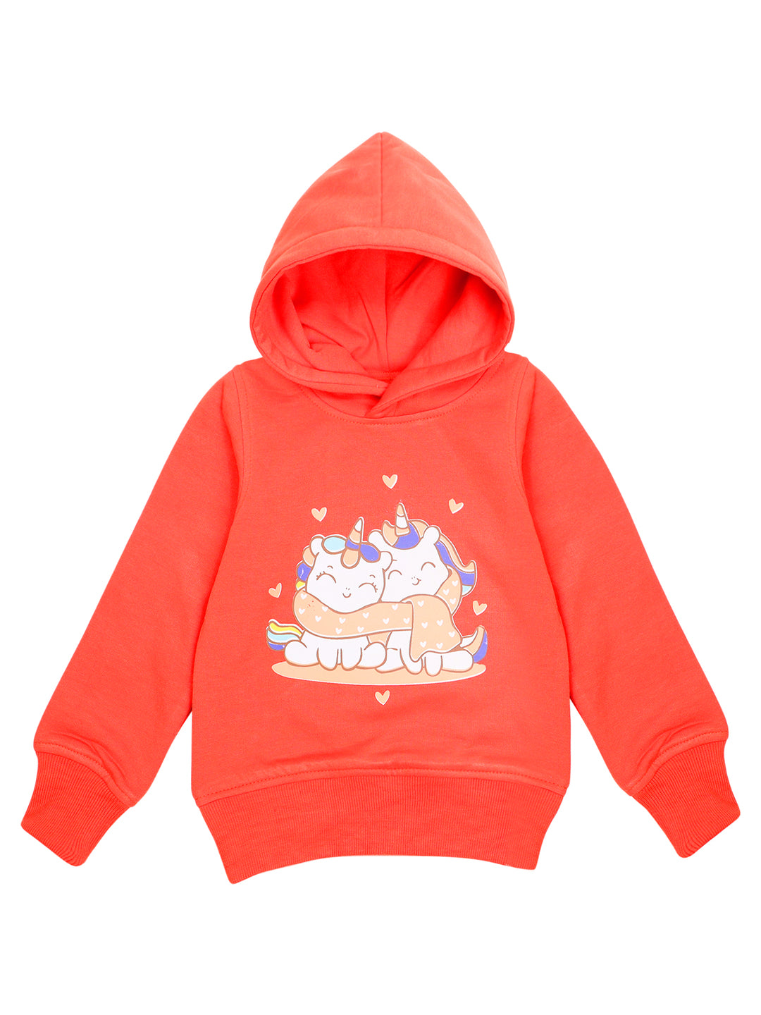 Pspeaches Girls Printed Top With Pyjamas (TS-CORAL)