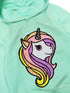 Pspeaches Girls Printed Top With Pyjamas (TS-GREEN)
