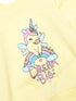 Pspeaches Girls Printed T-Shirt With Pyjamas (TS-LEMON)