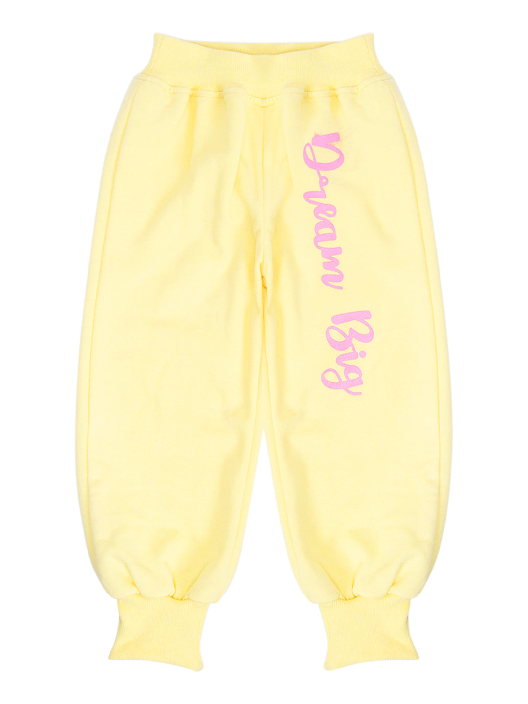 Pspeaches Girls Printed T-Shirt With Pyjamas (TS-LEMON)