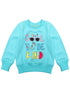Pspeaches Girls Printed Top With Pyjamas (TS-LIGHTBLUE)