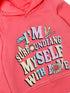 Pspeaches Girls Printed Top With Pyjamas (TS-PINK)