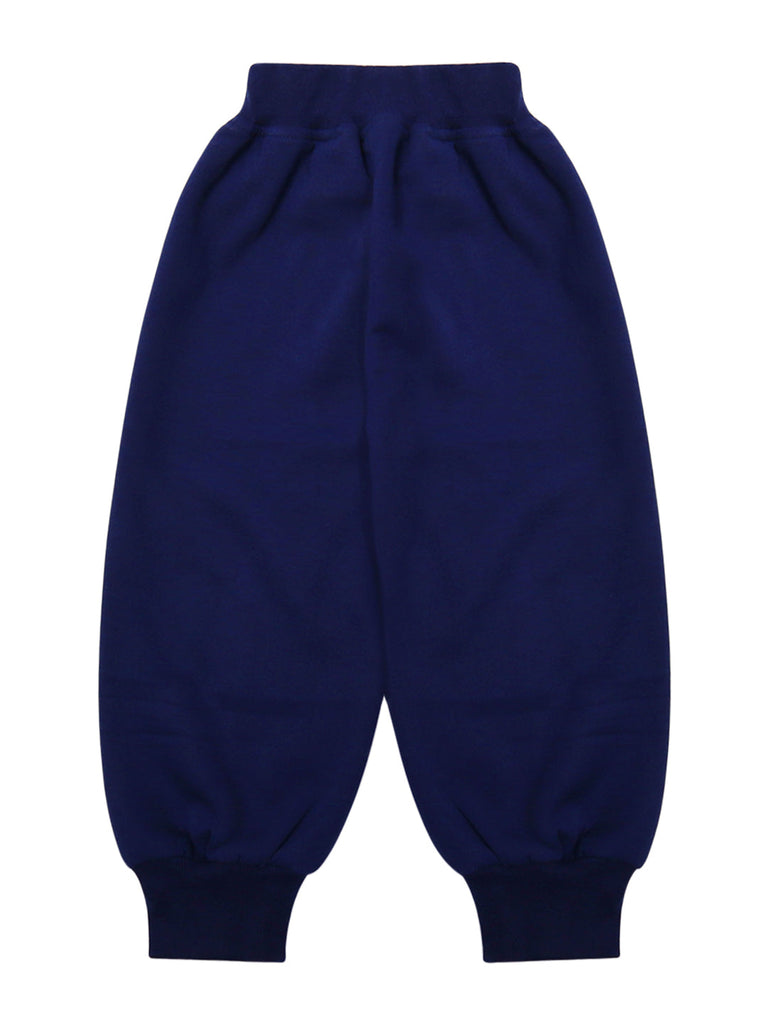 Girls Navy Blue Pink Printed T-Shirt With Pyjamas (TS-NAVY)