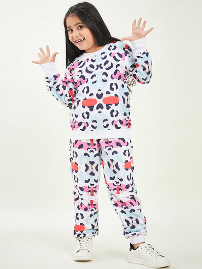 Animal Printed Fleece Tracksuits (ts-paws)